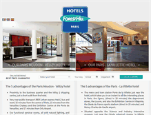 Tablet Screenshot of foresthill-hotels.com